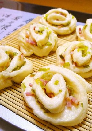 ベーコン蒸しパン・・・中華花巻-レシピのメイン写真
