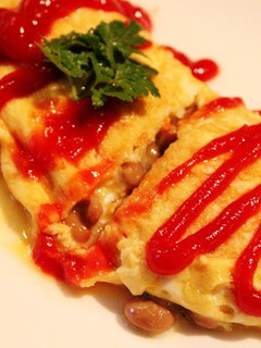 納豆オムレツ-レシピのメイン写真