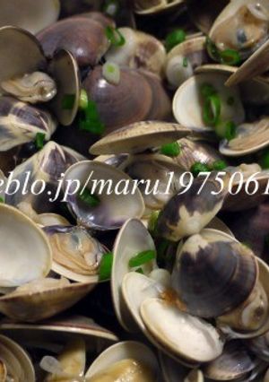 ハマグリの酒蒸し♪-レシピのメイン写真