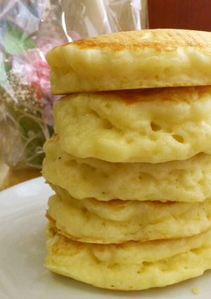 ふわっふわしっとり分厚いパンケーキ-レシピのメイン写真