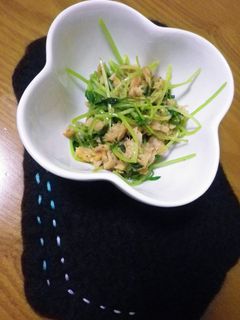 豆苗とツナのアーリオオーリオ-レシピのメイン写真