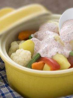 赤しそマヨネーズで温野菜-レシピのメイン写真