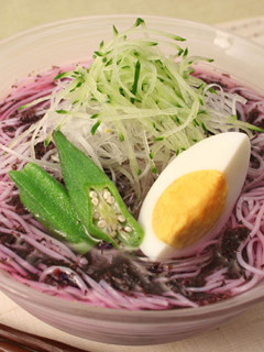 冷やし赤しそそうめん-レシピのメイン写真