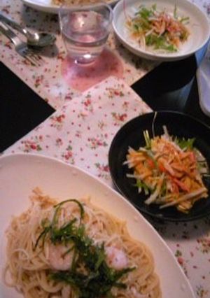 小海老と大葉のパスタ♪〜ニンニク風味〜-レシピのメイン写真