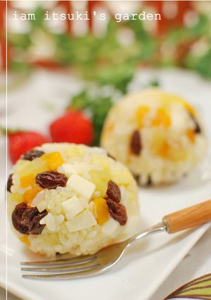 スイートポテトな♪チーズおにぎり-レシピのメイン写真
