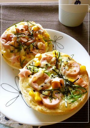 魚ニソ×葱の梅ワサビ和風トースト-レシピのメイン写真