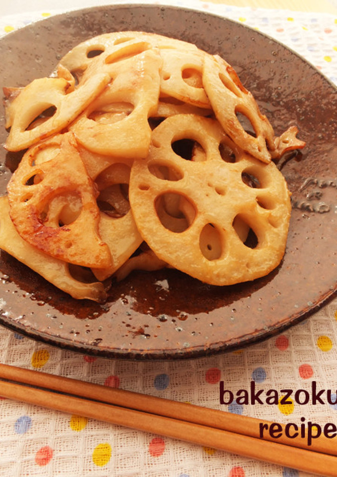 蓮根のオイスター炒め-レシピのメイン写真