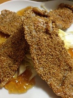 豚生姜焼きdeゴマカツ-レシピのメイン写真