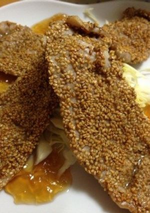豚生姜焼きdeゴマカツ-レシピのメイン写真