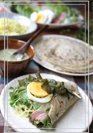 おててでパクっ♪ラーメンサラダ巻き-レシピのメイン写真