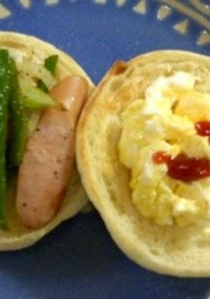 パリっとマフィンサンド-レシピのメイン写真