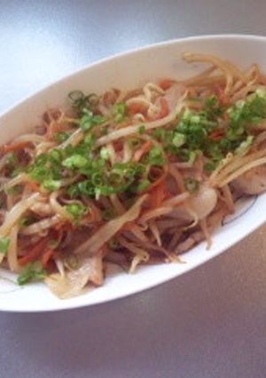 豚肉ともやしのにんにく醤油炒め-レシピのメイン写真
