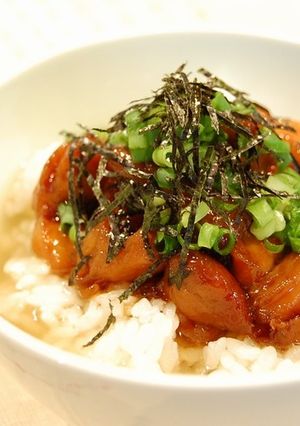 鶏照り焼きのだし茶漬け-レシピのメイン写真