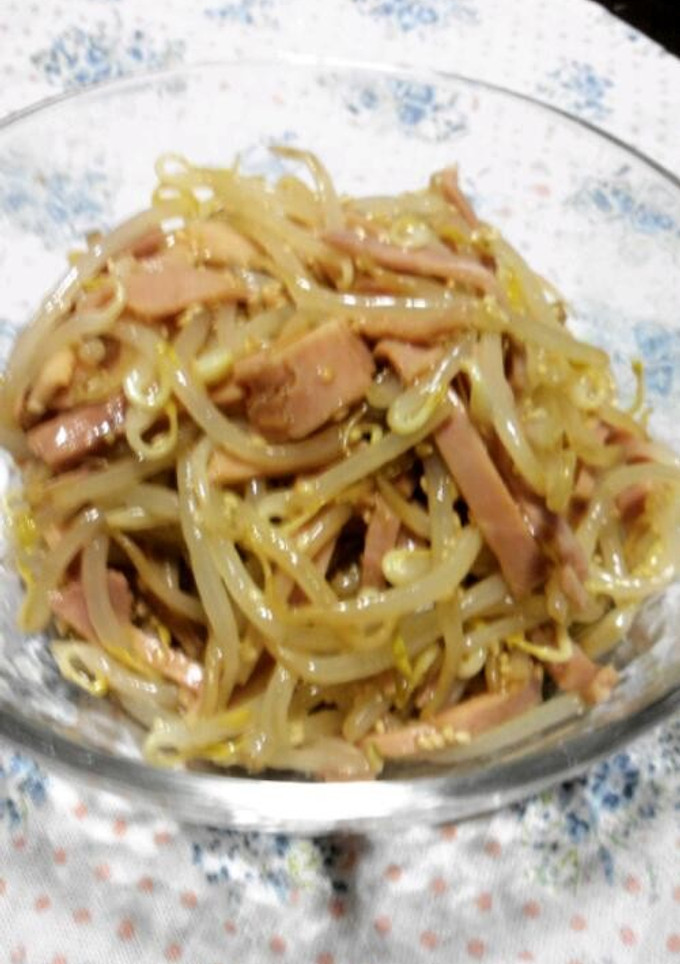 もやしとチャーシューの中華ごま和え-レシピのメイン写真