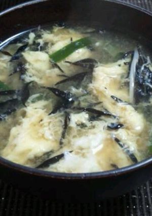 栄養たっぷり和風にら玉汁♪-レシピのメイン写真