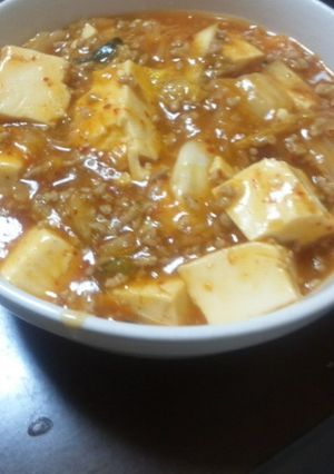 超簡単☆こくうま☆麻婆風キムチ豆腐-レシピのメイン写真