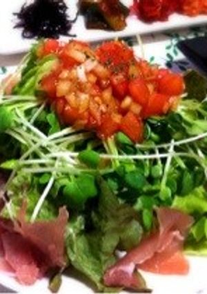 簡単＊トマトを食べるドレッシング＊-レシピのメイン写真