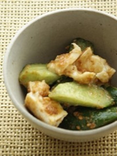 きゅうりとチーズの胡麻味噌和え-レシピのメイン写真