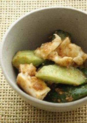 きゅうりとチーズの胡麻味噌和え-レシピのメイン写真