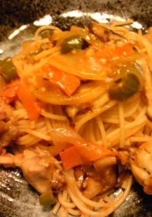 かなるンちの塩麹鶏肉ごろごろナポリタン-レシピのメイン写真