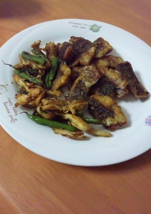 アジのカレー炒め-レシピのメイン写真