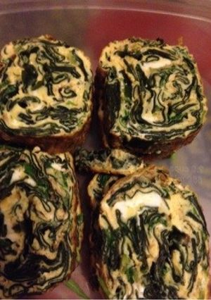 ワカメと三つ葉の卵焼き-レシピのメイン写真