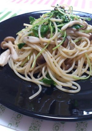 山葵の香る三つ葉パスタ-レシピのメイン写真