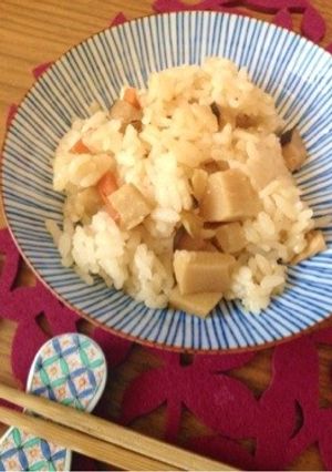 お袋の味、たけのこご飯-レシピのメイン写真