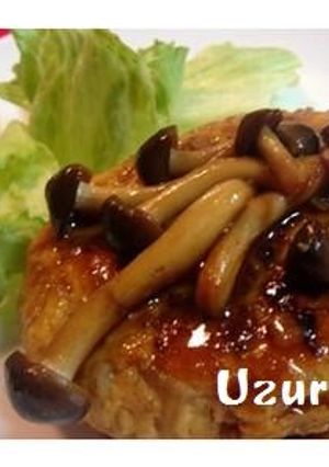 レンコン入り照り焼きハンバーグ♪-レシピのメイン写真
