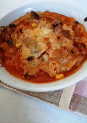 豚肉たっぷり☆トマト風味グラタン-レシピのメイン写真
