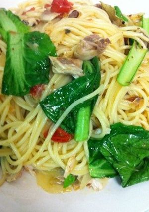 さばとミニトマトのハーブパスタ-レシピのメイン写真