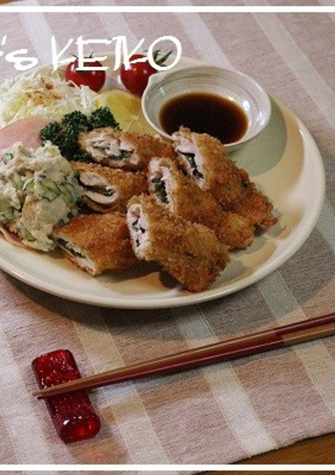 【農家のレシピ】青シソとささみのフライ-レシピのメイン写真