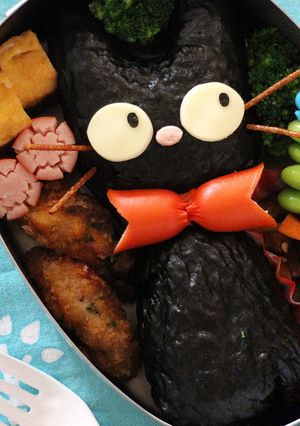 魔女の宅急便＊ジジのキャラ弁-レシピのメイン写真