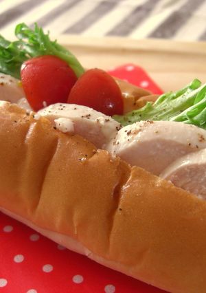 塩麹の☆鶏ハムドック♪-レシピのメイン写真