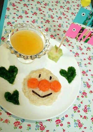 離乳食☆アンパンマンプレート-レシピのメイン写真