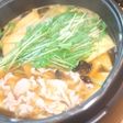 豚肉とみず菜のハリハリ鍋