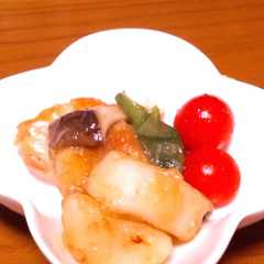 รูปของ 鶏肉の柚子こしょう焼き♪