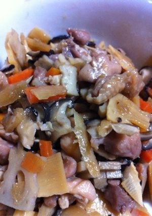 超簡単...丼で..7分..五目ご飯の具-レシピのメイン写真