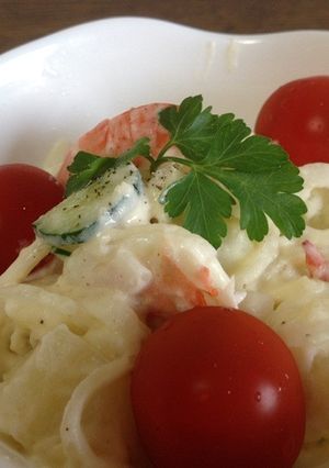 新じゃがと新玉ねぎの簡単ポテトサラダ-レシピのメイン写真