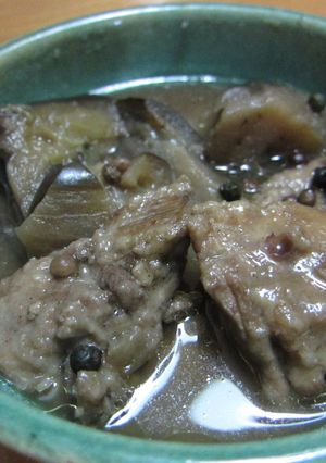 丸ごと胡椒~鶏肉&茄子の中華風煮♪-レシピのメイン写真