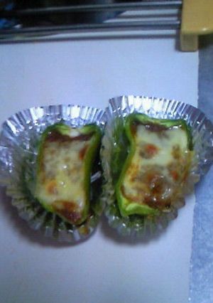 ☆お弁当☆ピーマン焼きチーズカレー-レシピのメイン写真