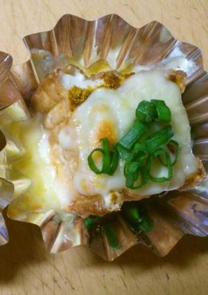 厚揚げカレーチーズ焼き☆お弁当に！-レシピのメイン写真