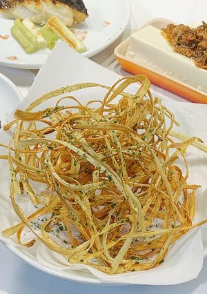 ごぼうの紐チップス-レシピのメイン写真