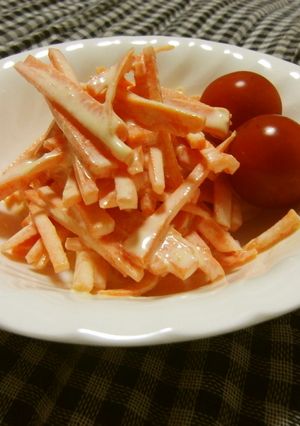 良い食感☆ 簡単みそマヨ人参サラダ-レシピのメイン写真