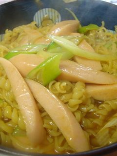 スープパスタでラーメン-レシピのメイン写真