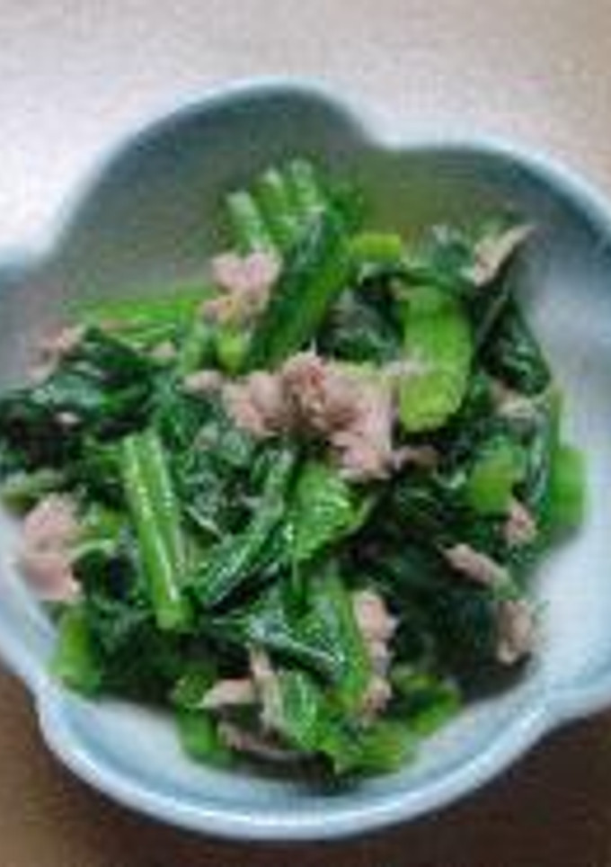 ほうれん草とツナの和え物-レシピのメイン写真