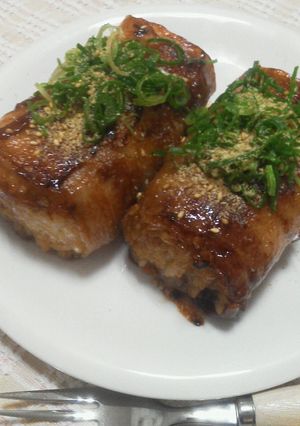 中にいろいろ肉巻きおにぎり-レシピのメイン写真