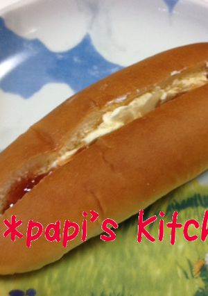 ちびこ喜ぶ❤ヤマ○キのコッペパン風❤-レシピのメイン写真