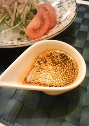 ぴり辛大葉ドレッシング-レシピのメイン写真