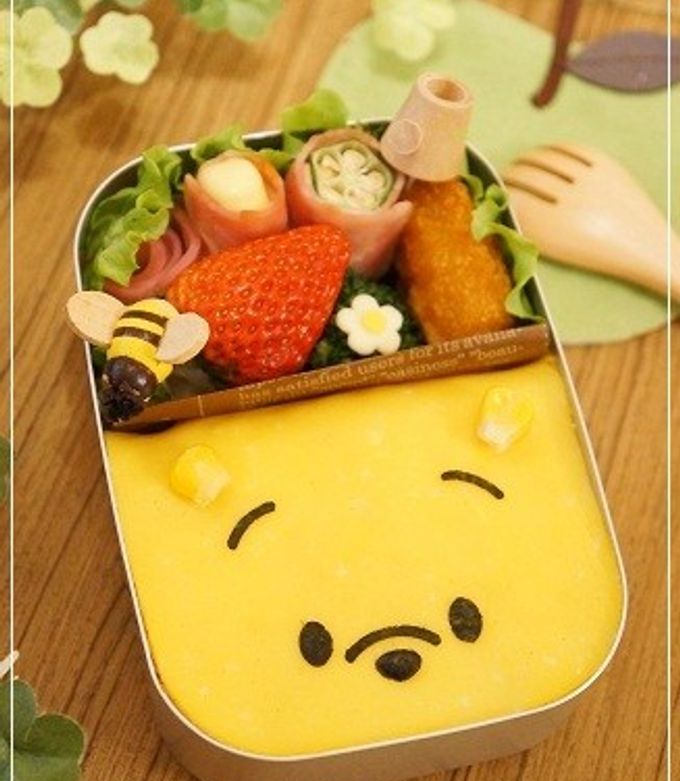 簡単！プーさんのオムライス弁当 by ささぼんぼん 【クックパッド